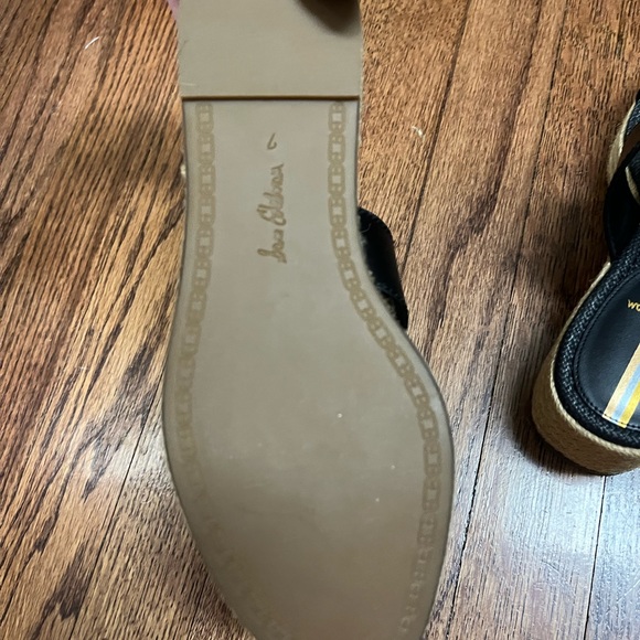 Sam Edelman Carson Black Leather Sandal - Picture 7 of 9